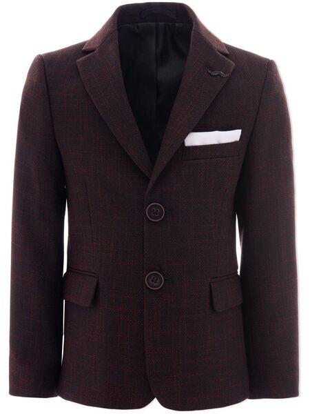  Moustache Peak-lapel Tailored Blazer 