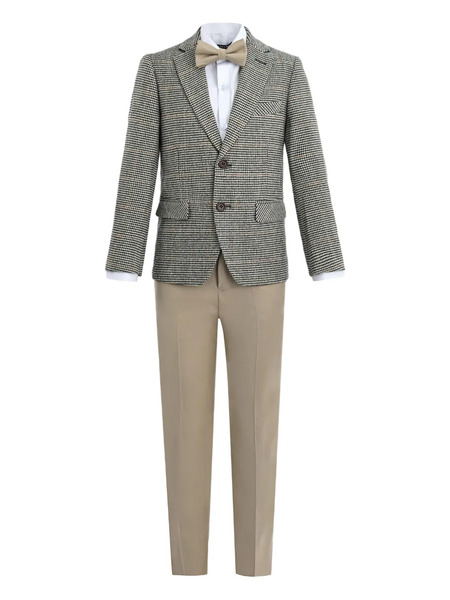  Moustache Single-breasted Suit - Neutrals 