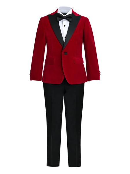  Moustache Single-breasted Suit - Red 