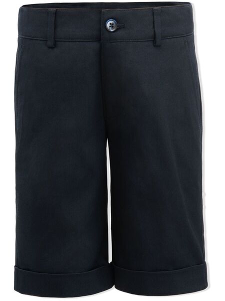  Moustache Tailored Knee-length Shorts - Blue 