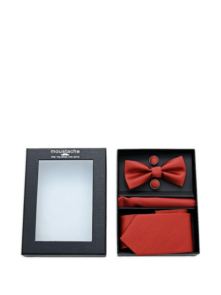  Moustache Textured-finish Accessory Set - Orange 