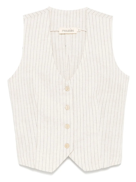  Moutaki Striped Vest - Neutrals 