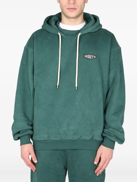  Mouty Logo-patch Hoodie - Green 
