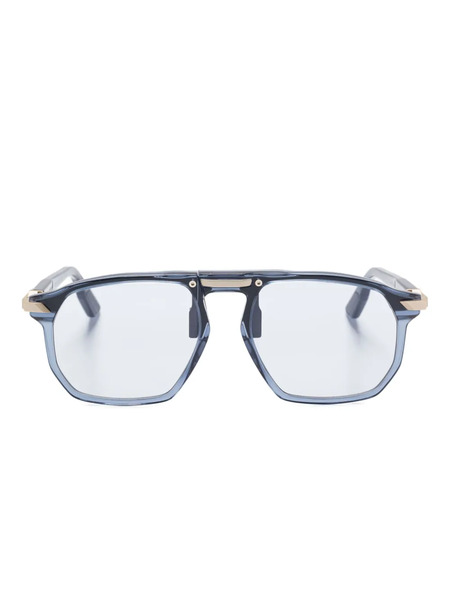  Movitra Geometric-frame Sunglasses - Blue 