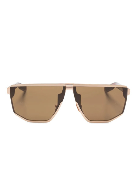  Movitra Geometric-frame Sunglasses - Gold 