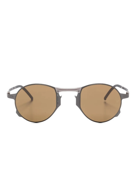  Movitra Levitas Round-frame Sunglasses - Grey 