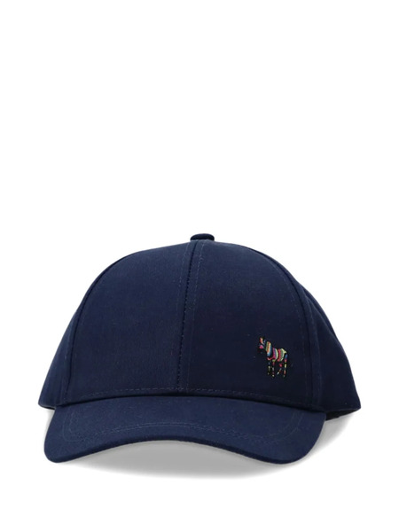  Mps Zebra-detail Cotton Baseball Cap - Blue 