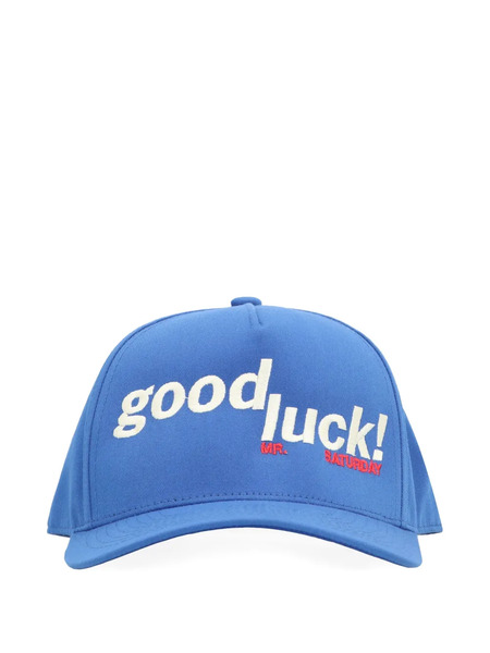  Mr. Saturday Embroidered Baseball Cap - Blue 