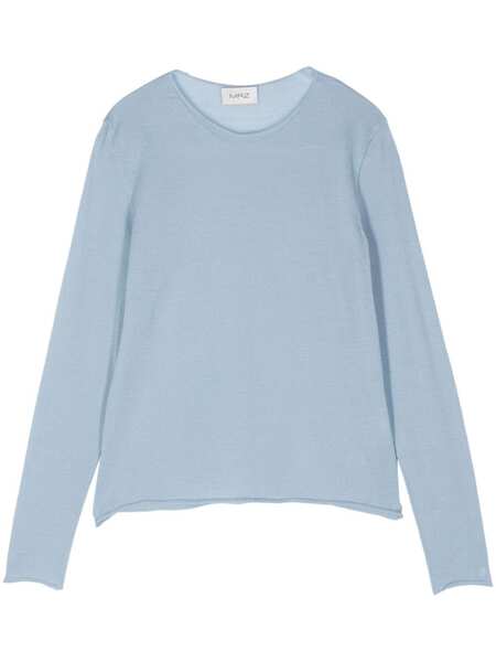  Mrz Fine-ribbed Jumper - Blue 