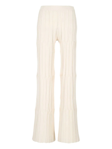 Mrz Pleated Flared Trousers - Neutrals 