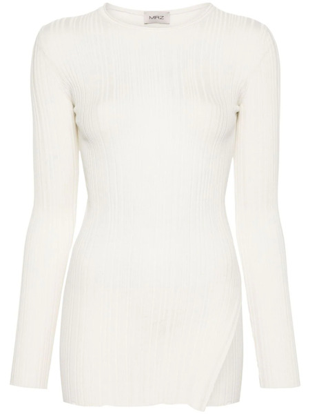  Mrz Ribbed-knit Jumper - White 