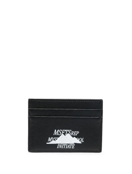 Msftsrep Logo-print Card Holder - Black 