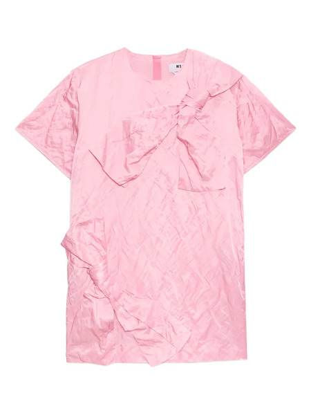  Msgm A-line Mini Dress - Pink 