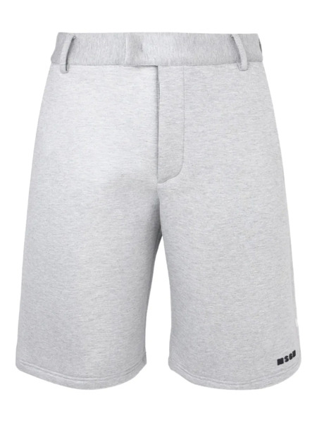  Msgm Belt Loops Shorts - Grey 