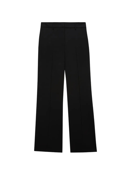  Msgm Belt-loops Straight Trousers - Black 