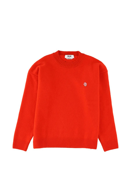  Msgm Crew-neck Sweater - Red 