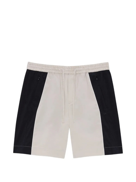  Msgm Drawstring Colour-block Shorts - Neutrals 
