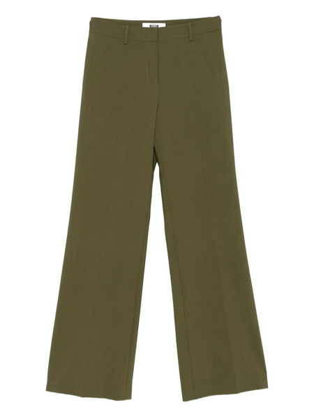  Msgm Flared Trousers - Green 