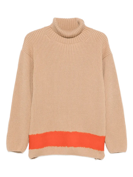  Msgm High-neck Sweater - Neutrals 