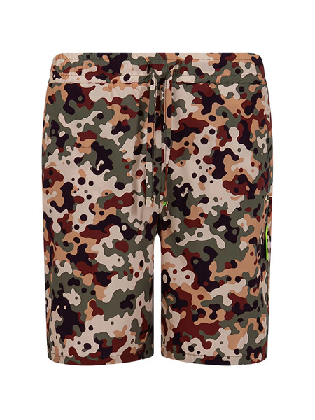  Msgm Kids Camouflage-print Bermuda Shorts - Green 