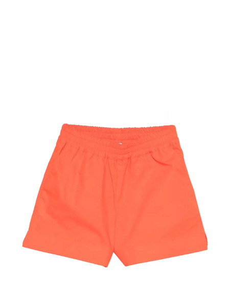  Msgm Kids Elasticated Shorts - Orange 