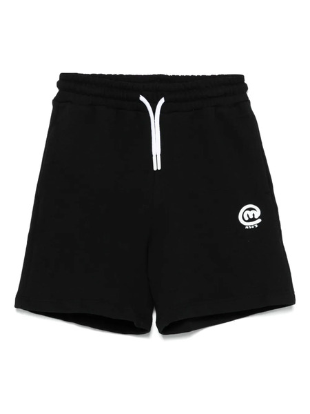  Msgm Kids Fleece Shorts - Black 