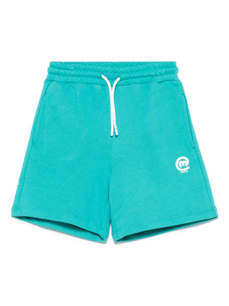  Msgm Kids Fleece Shorts - Blue 