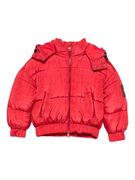  Msgm Kids Logo-print Puffer Jacket - Red 