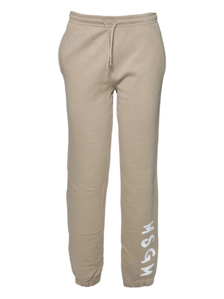  Msgm Kids Logo-print Track Pants - Neutrals 