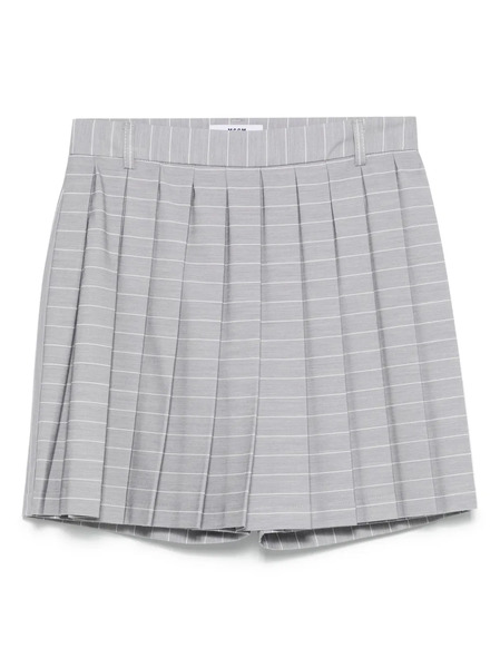  Msgm Kids Pleated Skorts - Grey 