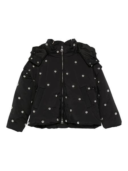  Msgm Kids Studded Puffer Jacket - Black 