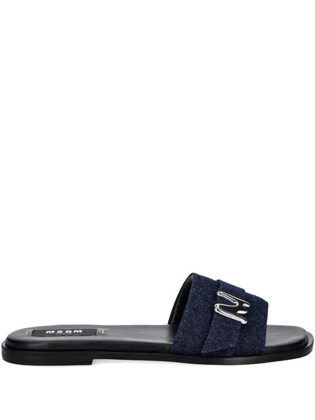  Msgm Logo-plaque Slides - Blue 