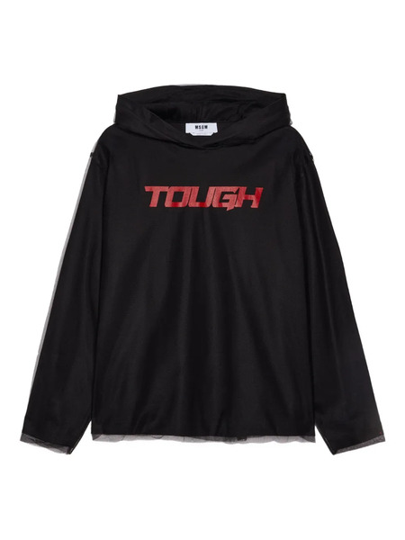  Msgm Long-sleeve Hoodie - Black 