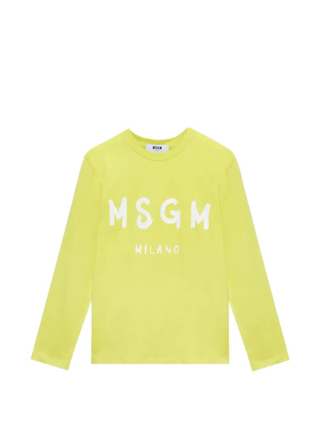  Msgm Long-sleeve Top - Yellow 