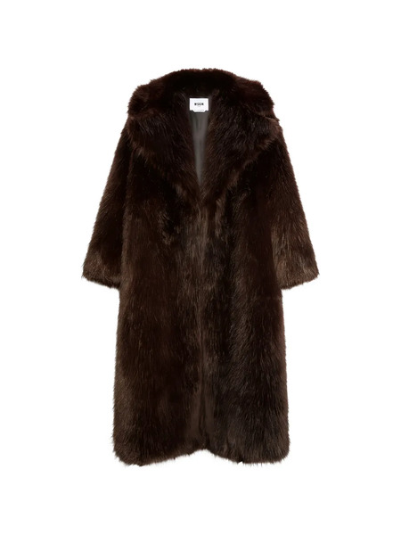  Msgm Long-sleeves Coat - Brown 