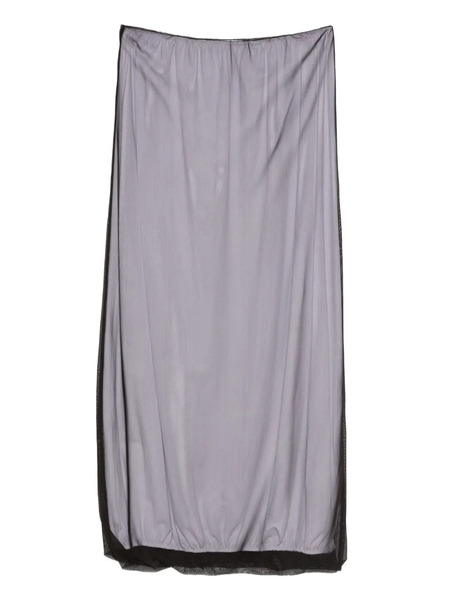  Msgm Mesh Maxi Skirt - Neutrals 