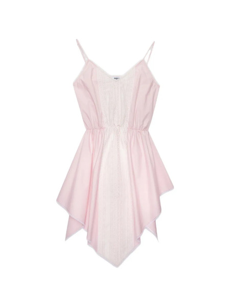  Msgm Pint Mini Dress - Pink 