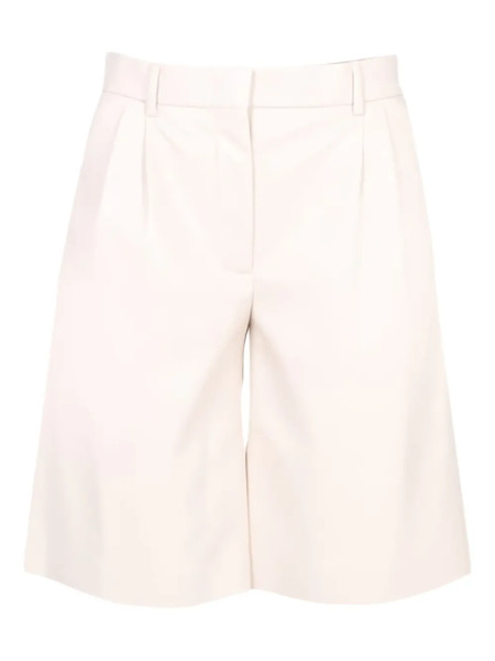  Msgm Pleated Shorts - Neutrals 