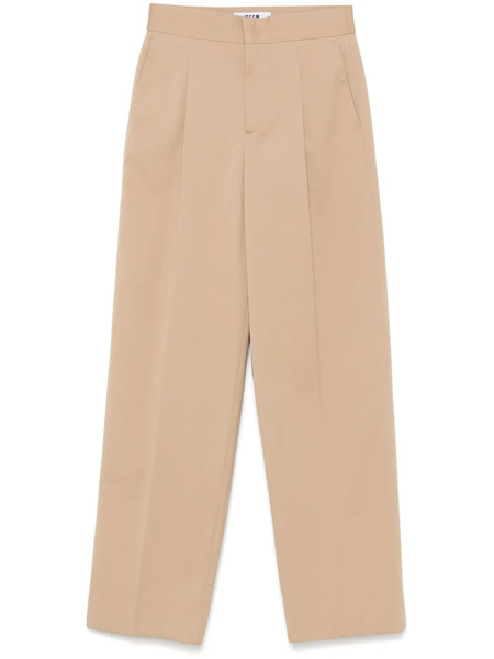  Msgm Pleated Trousers - Neutrals 