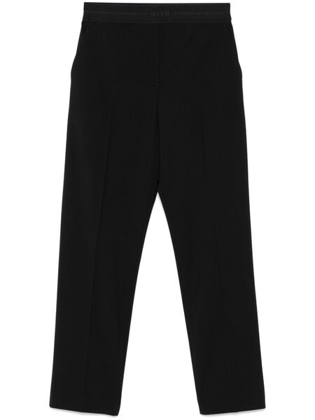  Msgm Straight-leg Trousers - Black 