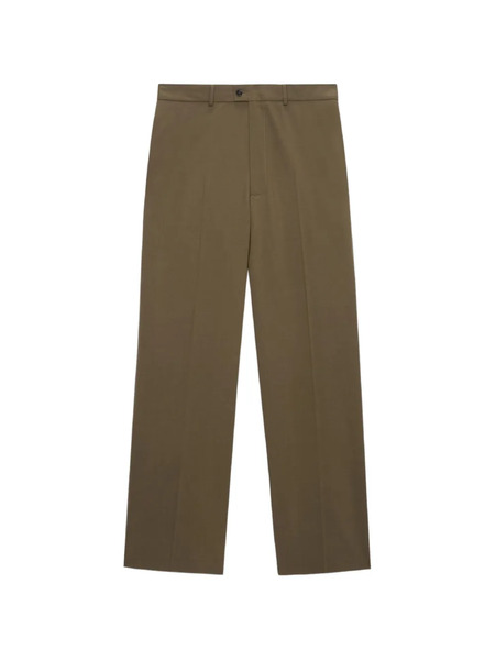  Msgm Wide-leg Button Trousers - Brown 