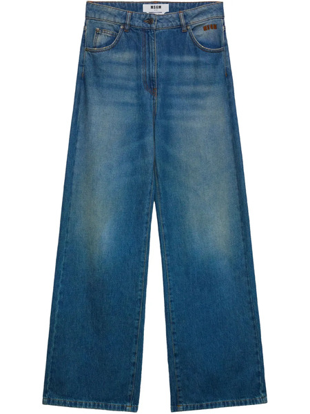  Msgm Wide-leg Jeans - Blue 