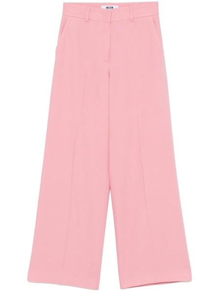  Msgm Wide-leg Trousers - Pink 