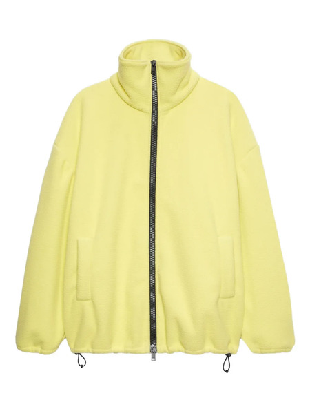  Msgm Zip-fastening Sweatshirt - Yellow 