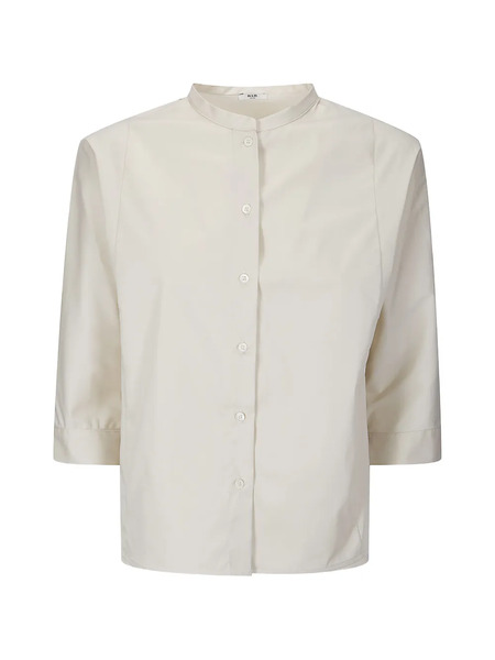  M.s.m. Band-collar Shirt - Neutrals 