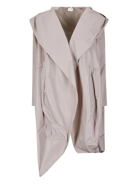  M.s.m. Hooded Asymmetrical Trench - Pink 