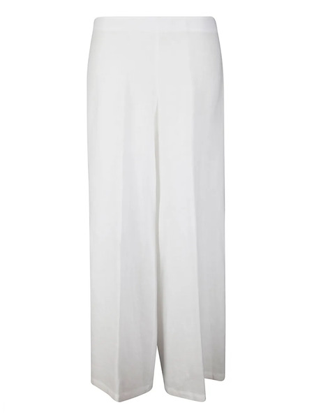  M.s.m. Linen Palazzo Trousers - White 