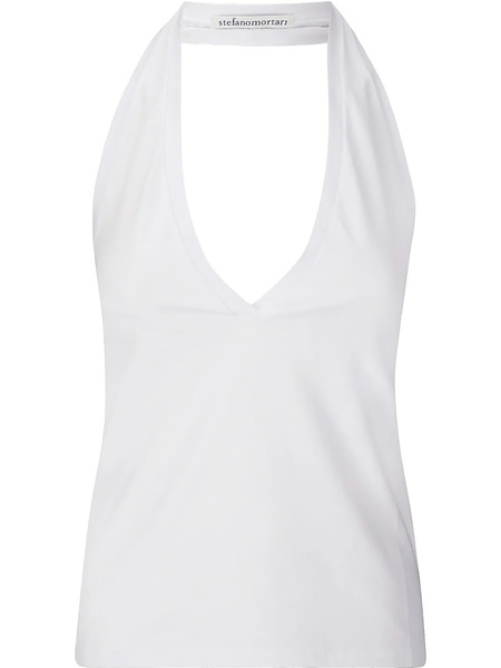  M.s.m. Open-back Tank Top - White 