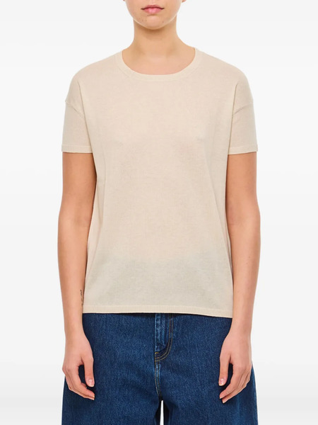  M.s.m. Short-sleeve Crew-neck Sweater - Neutrals 