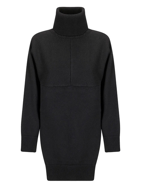  M.s.m. Turtleneck Mini Dress - Black 